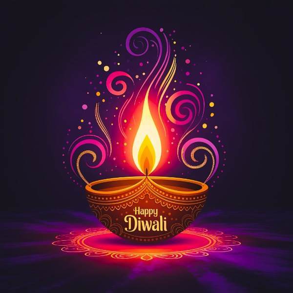 Diwali Instagram Post Design — Free Download | Udhsri Technologies
